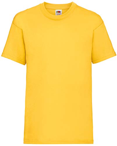 Fruit of the Loom Jungen T-Shirt, Yellow (Sunflower Yellow), 7-8 Jahre...
