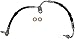 Dorman H622581 Front Driver Side Brake Hydraulic Hose Compatible with Select Mazda Models