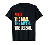 Niko The Man The Myth The Legend camisa Regalo para Niko Camiseta