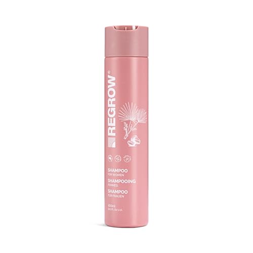 REGROW Champú para Mujeres para un Cabello Más Fuerte y con un Aspecto Más Grueso, Limpia Suavemente y Favorece la Salud del Cuero Cabelludo, sin sulfatos ni parabenos 300 ml