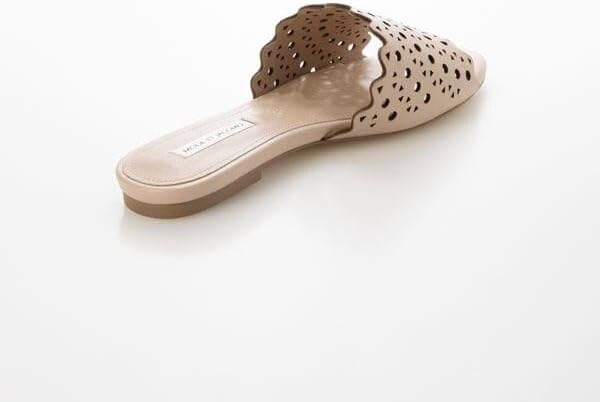 [モード・エ・ジャコモ] カットワークデザインミュールサンダル