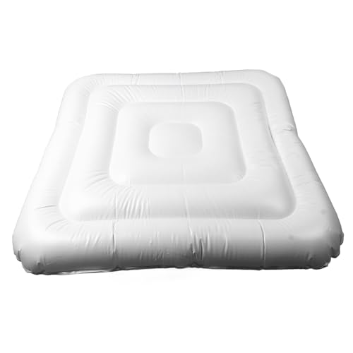 Inflatable Hot Tub Cover Dustproof Rainproof Insulated Energy Saving Lid for Square Hot Tub 4.2ft