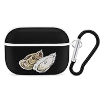 Amazon | 牡蠣柄 カキ AirPods Pro2 ケース 2022年9月発売 シロ