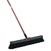 Libman 00801 24 Smooth Surface Push Broom, Steel Handle, 4 Pack