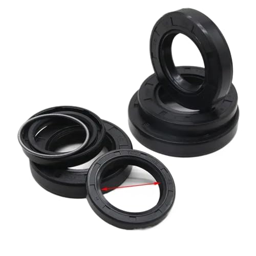 IVLAZLRG Joint d'huile NBR TC 32x42 43 44 45 48 50 52 55 58 60 62 65 72x5 7 8 10 12 mm Arbre en Caoutchouc Double Joint de Joint à lèvres Compatible avec Les Joints d'huile Standard(32x60x12mm)