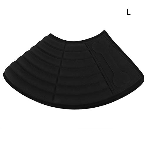 Collar de curación Qudinip Pet suave y ergonómico negro L 7