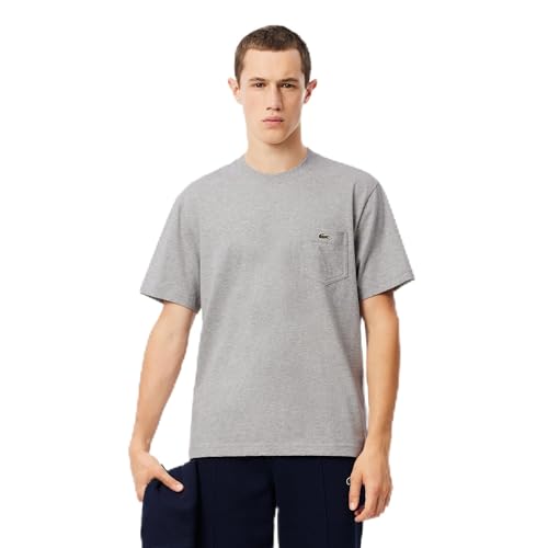 Image of Lacoste Men's Cotton T-shirt with Breast Pocket
