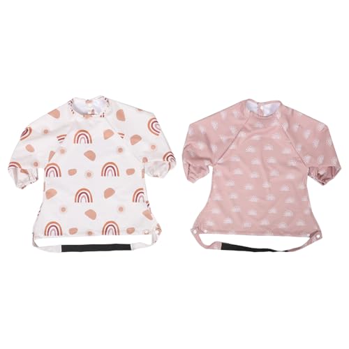 Bavoir-blouse pour bébé Mikinona tablier d'alimentation imperméable durable
