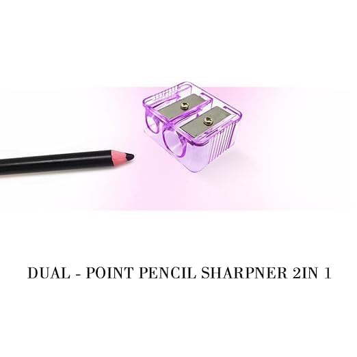 HIGH Profile Professional Dual Beauty Tool Makeup Kajal Eyeliner Eyebrow Pencil Sharpener for Women and Girls Multicolor (Pack of 3) - Image 3 thumbnail