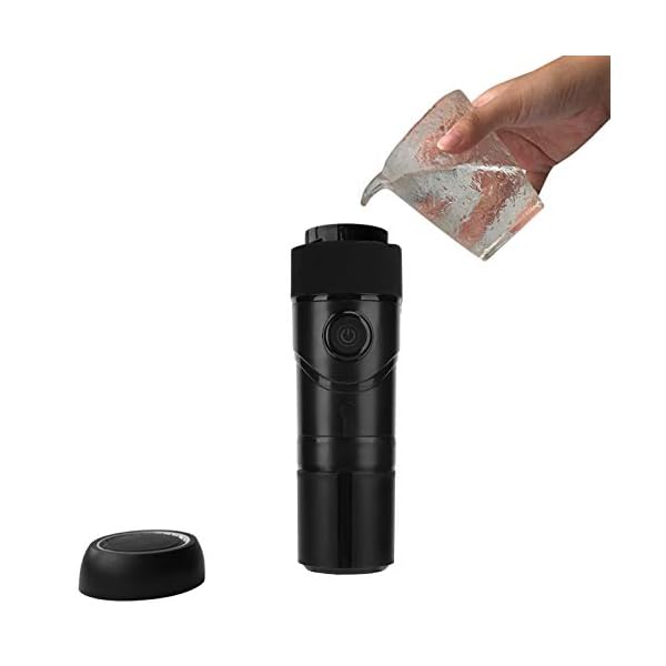 Cafetera Portátil Fácil de Usar, Máquina de Café de Viaje, Cafetera de Viaje Reutilizable con Cable USB para…