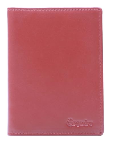 Étui pour carte d'identité Silk 02 Esquire en rouge foncé