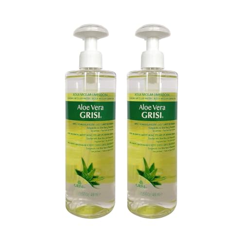 Grisi Agua Micelar Limpiadora Aloe Vera & Hammamelis 400 ml. PACK 2x1