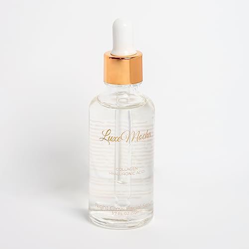 Night Glow Facial Serum With Hyaluronic Acid And Collagen #TOP1