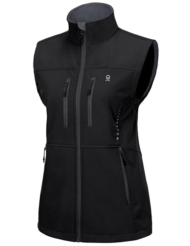 Little Donkey Andy Women's Lightweight Golf Vest Warm Outdoor Sleeveless Jacket for Hiking Travel Running Casual