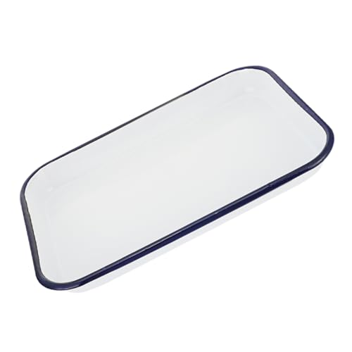 BELLIFFY Square Plate White Porcelain Lab Tray Sterilized Storage Plate for Tools Instruments