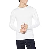 [ヘインズ] あったかインナー 防寒着 厚手インナーシャツ 長袖 暖かい 綿100% 裏起毛 HM4-Q506A メンズ ホワイト 日本 L (日本サイズL相当)