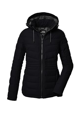 killtec Damen Steppjacke mit abzippbarer Kapuze/Funktionsjacke ist wasserabweisend KOW 10 WMN QLTD JCKT, schwarz, 46, 41807-000 killtec Damen Steppjacke mit abzippbarer Kapuze/Funktionsjacke ist wasserabweisend KOW 10 WMN QLTD JCKT, schwarz, 46, 41807-000