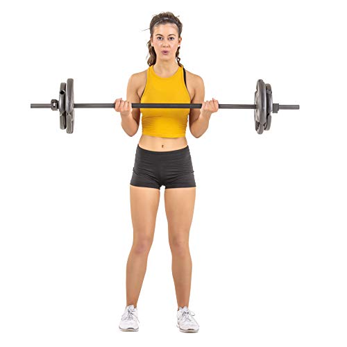 Club Quality 4-Weight Deluxe Barbell Set (Includes The bar)
