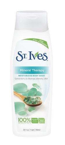 St. Ives Body Wash Mineral Therapy, 24 Ounce (Pack of 2)