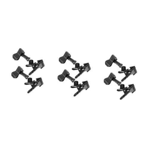 Pince à broder et point de croix TEHAUX clip couture plastique noir x6