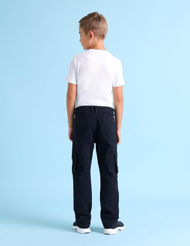 Image of U.S. POLO ASSN. Kids Regular fit Boys Cotton Trousers