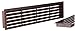 Braun - Rejilla de ventilación para puerta de cocina o baño, 450...