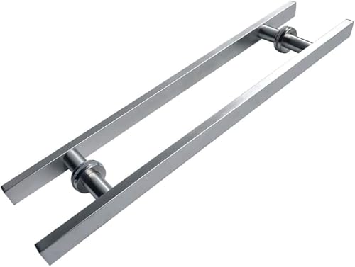 Poignée de porte push-pull en acier inoxydable carré de 1200mm - 2