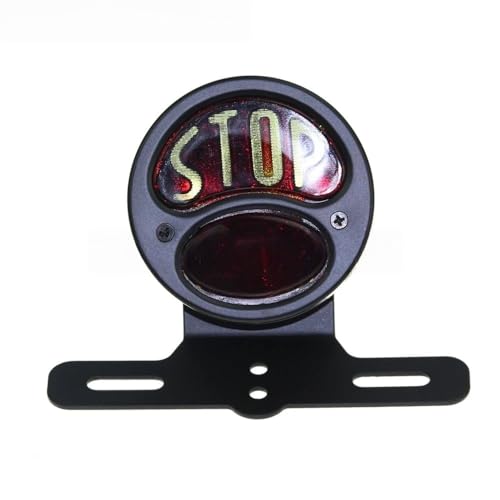 Feux arrière feu stop arrière universel pour moto Sportster Cruiser 12V support plaque