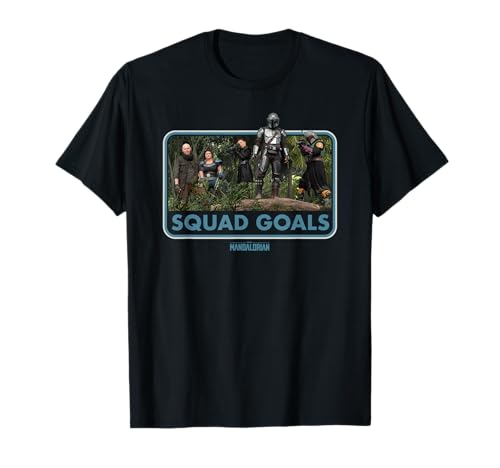 T-shirt Star Wars Mandalorian Boba Fett Squad Goals vêtement coton