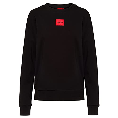 HUGO Damen Nakira_redlabel Sweatshirt, Black1, M EU