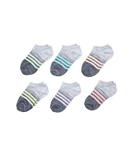 adidas Kids-Girl's Superlite No Show Socks (6-Pair)