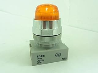 IDEC APW299D-A-120V Panel Mount Indicator, LED, 22MM, Amber, 120V