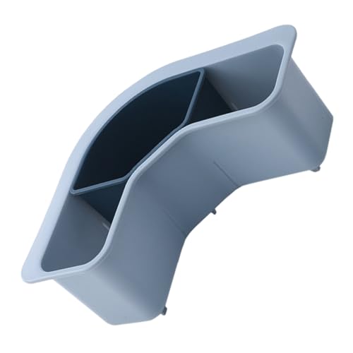 PERSELOSO 三角形シンクラック 水切りトレー 滑り止め設計 収納ラック 多機能食材残渣収納 節約スペースでシンク整理に