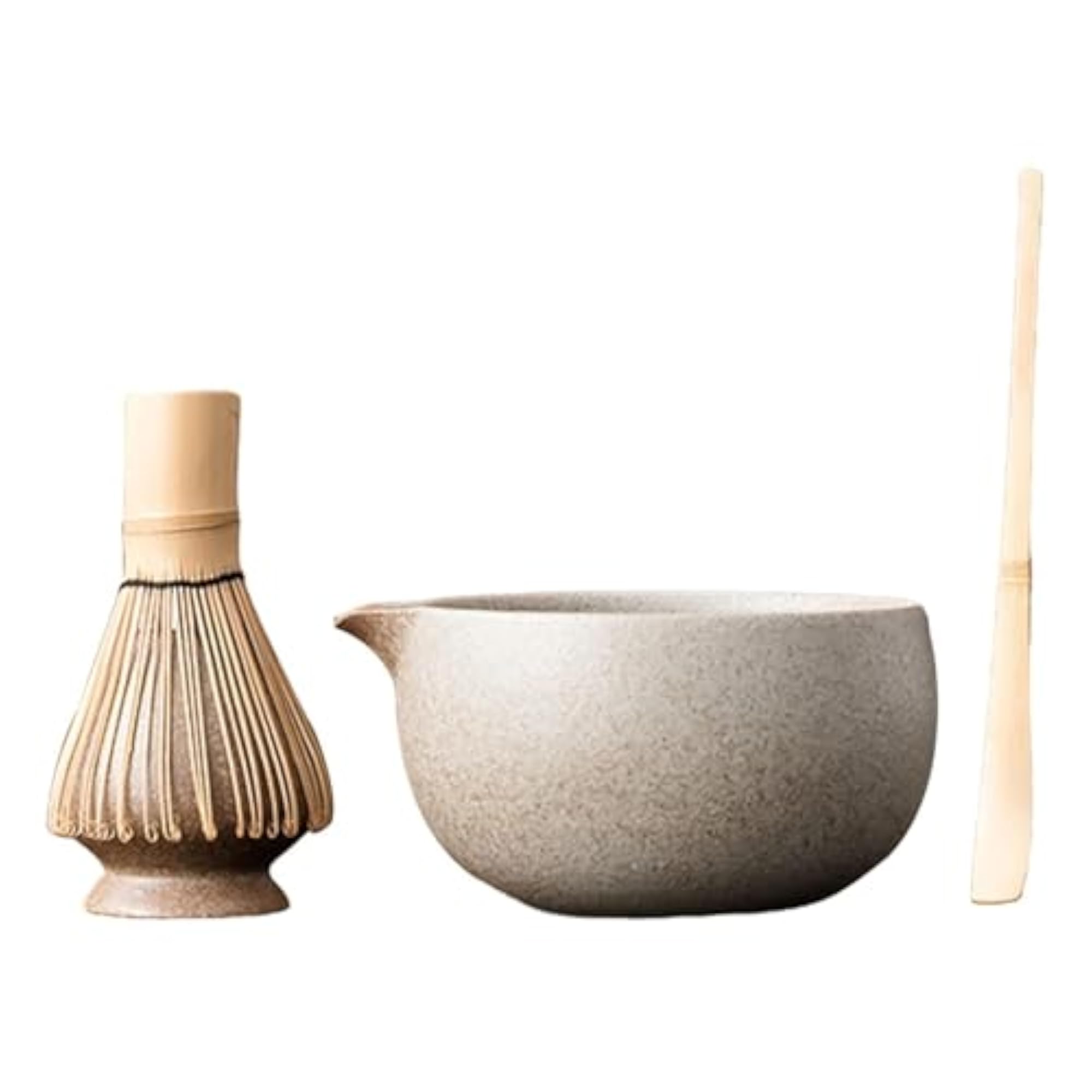Matcha Set for Tea Lovers, Bamboo Whisk and Bowl
