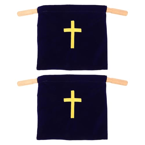 Pochette offrande église velours pour éviter les bruits et chutes de quête
