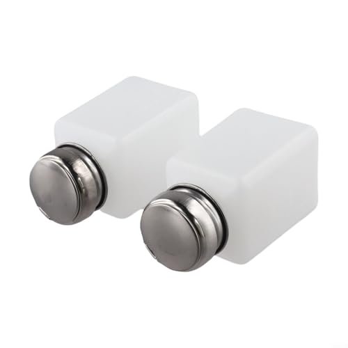 Flux Edelstahl-Flüssigkeits-Alkoholspender, Flasche, Stahlpumpe, 2 Stück, 200 ml, Reiniger, Antireflux-Muster zum Löten, für Laborelektronik