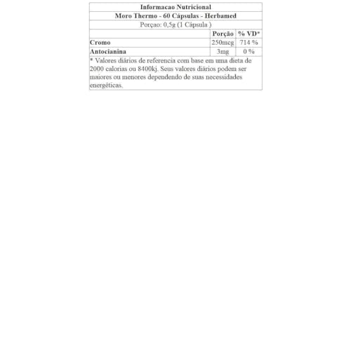 Moro Thermo - 60 Cápsulas - Herbamed
