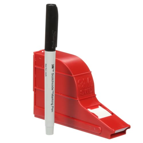 3M ScotchCode Wire Marker Write-On Dispenser with Tape and Pen SWD