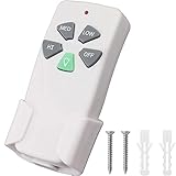 Ceiling Fan Remote Control Replacement, Fan 3 Speed Light ON Off & Dimmer Switch, Fan 53T KUJCE9103...