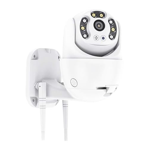 GC GLOBALCOMMERCE Telecamera di Sicurezza WiFi da Interno ed Esterno Wireless Videosorveglianza 1080p Impermeabile con Visione Notturna