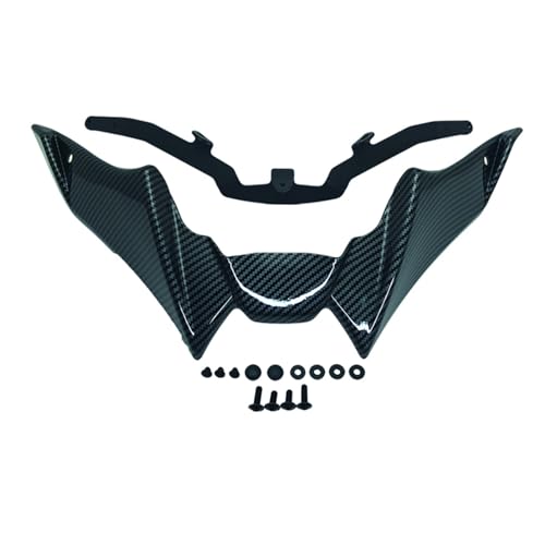 Aileron de moto pour MT09, spoiler avant look carbone contre turbulences