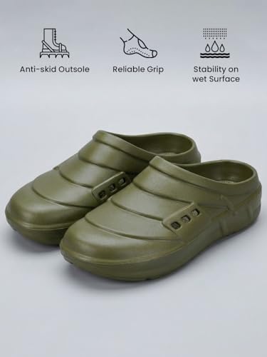 Image of KOBURG Plasma Stylish Clogs for Men|Casual Walking Clogs|Sandals|Comfortable & Light Weight|Stylish & Anti-Skid|Waterproof KF-174