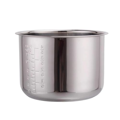 Olla A Presión Eléctrica De 6 Litros Con Revestimiento De Acero Inoxidable 304, Multiusos, For Sopas, Gachas Y Cocción De Bilis. Incluye Accesorios.