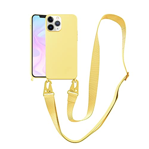 Image of Compatible with iPhone 11 Pro Max Case with Lanyard Crossbody iPhone Case with Strap Adjustable Shockproof Drop Protection Silicone Phone Cover for iPhone 11 Pro Max 6.5''