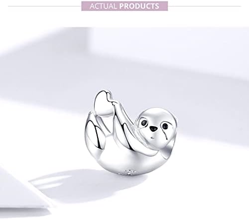 Sloth Charms Sterling Silver Animal Beads fit Pandora Bracelet Jewelry for Women Mom Wife - Image 7