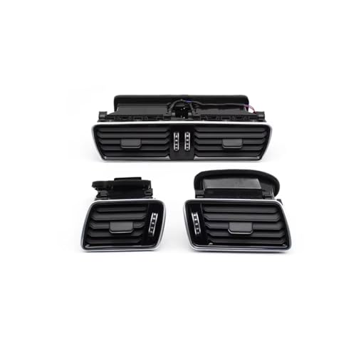 Ensemble de grille de ventilation haut de gamme pour climatiseur VW Magotan B6 B7 3PCS LHD