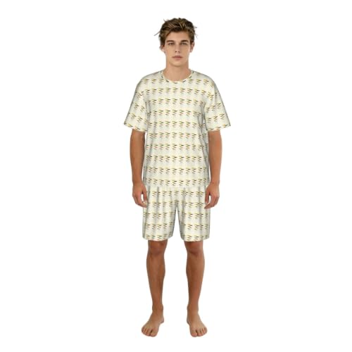 Pyjama court hommes moderne Mid-Century pour des moments de détente cocooning