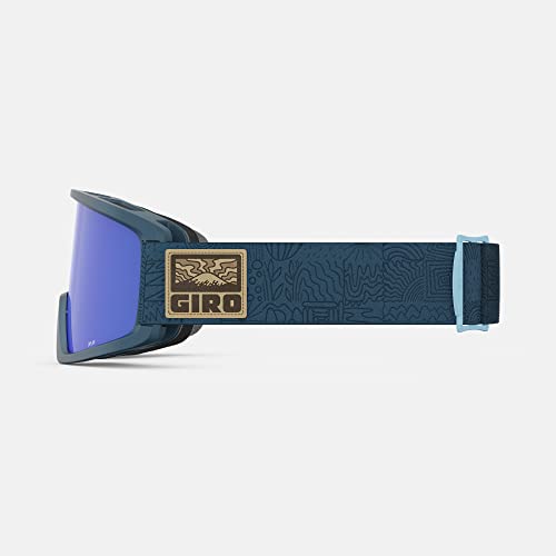 Giro Dylan lunettes de ski verres interchangeables et bracelet bleu texturé - 2