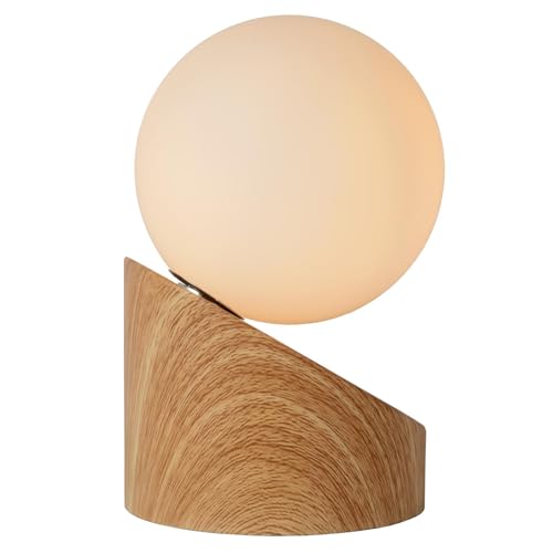 Lucide LEN - Lampa stołowa - Ø 10 cm - G9 - Jasne drewno