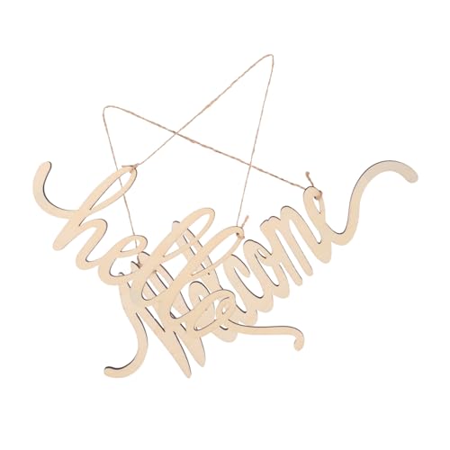 INOOMP 2 Ensembles Lettres Creuses Décoratives Ornements Muraux Massif pour Accueil et Décoration de Maison Boutique Mariage et